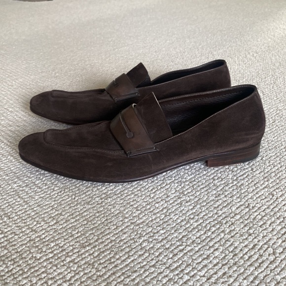 “Dark Brown Suede L’Asola loafers” from Zegna - Picture 6 of 6